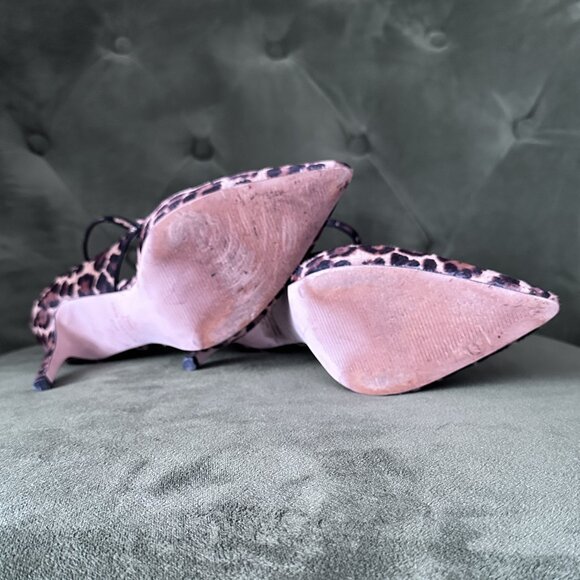 Ann Taylor Leopard Print d'Orsay Heels - Picture 12 of 12